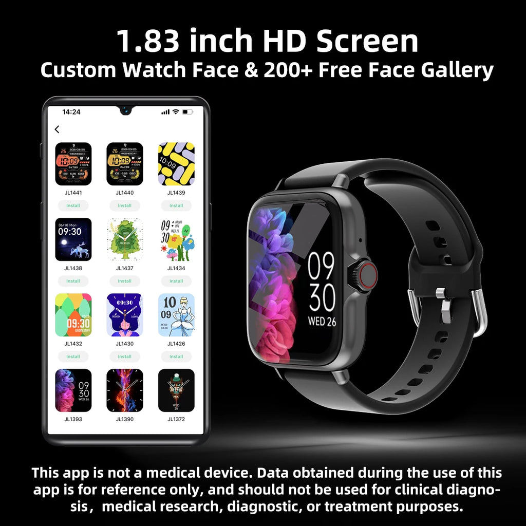 SmartWatch élite - Montre Connectée Fitness