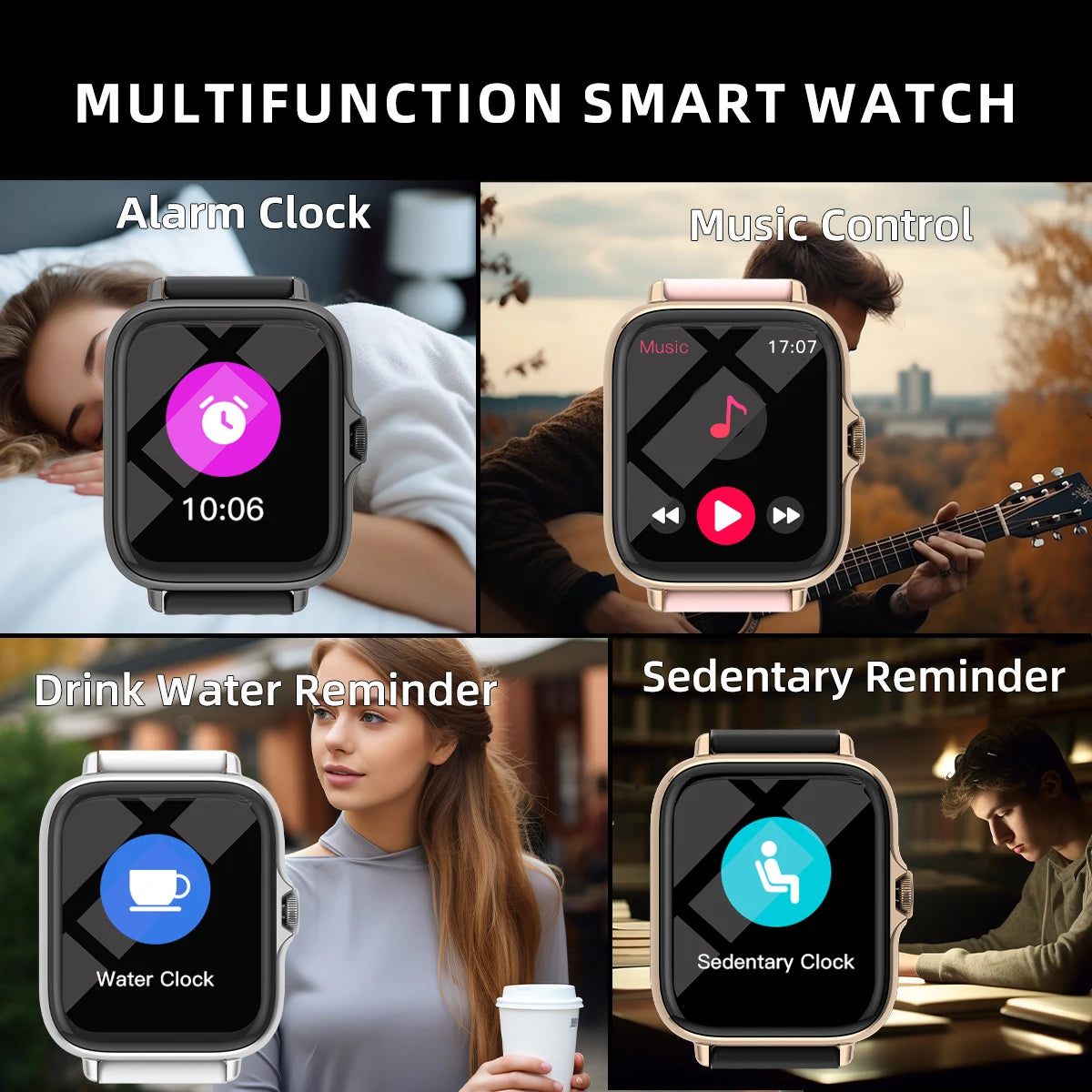 SmartWatch élite - Montre Connectée Fitness